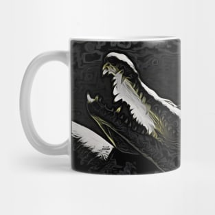 crocodile / Maléa is looking for the Kobold - children's book WolfArt Mug